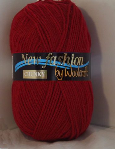 New Fashion Chunky Yarn 10 x 100g Balls Wine - Click Image to Close
